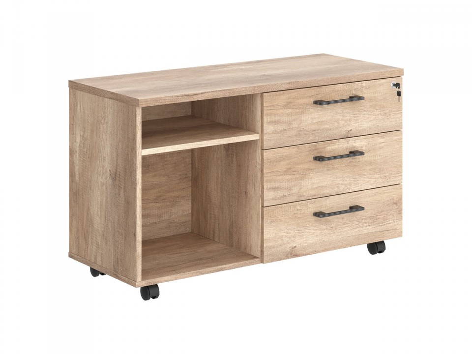 Кабинет для руководителя TORR ТLC-3D Тумба приставная с центральным замком